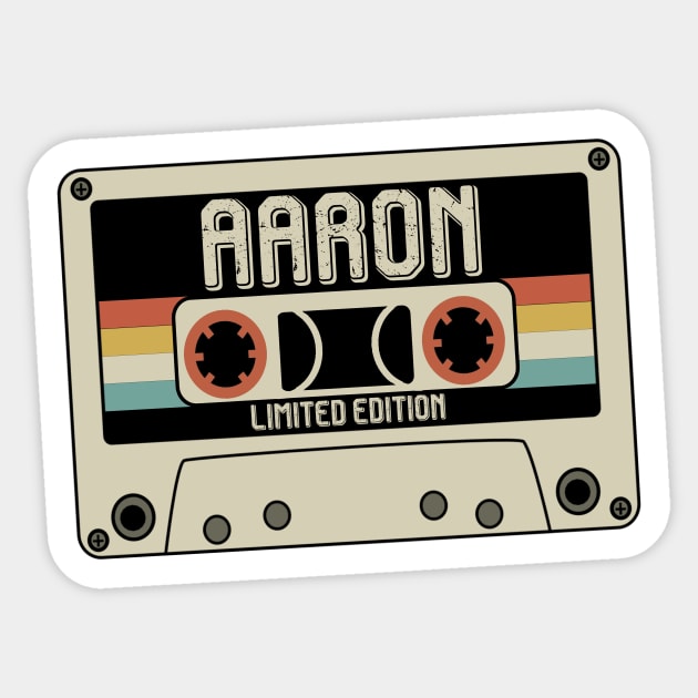 Aaron - Limited Edition - Vintage Style Sticker by Debbie Art